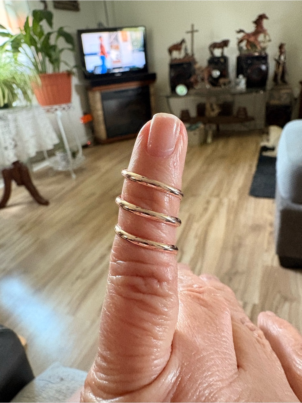 Gold Spiral Wrap Midi/Toe Ring - Unbranded - Picture 3 of 4